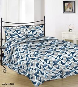 Постельное бельё из сатина ARLETTE 40-1659-BLUE