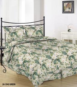Satīna gultas veļa ALIZA 20-1942-GREEN