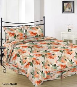 Satīna gultas veļa AUBRIE 20-1939-ORANGE