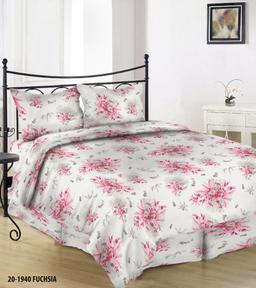 Satīna gultas veļa ANNABELLA 20-1940-FUCHSIA
