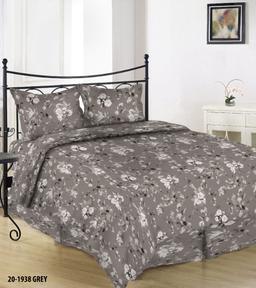 Sateen bedding set ALEENA 20-1938-GREY