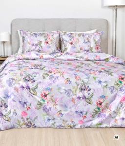 Satīna gultas veļa ADELIA 20-1886-LILAC