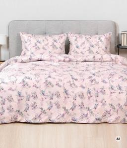 Satīna gultas veļa AVAH 20-1941-PINK