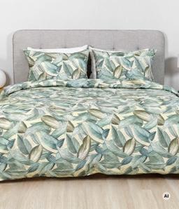 Sateen bedding set ADRIENNE 40-1662-GREEN