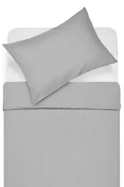 Seersucker bedding set ELA 00-0251-LIGHT GREY