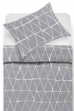 Burzīta gultas veļa ECHO 30-0762-GREY