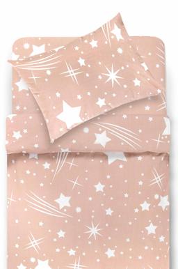 Bērnu katūna gultas veļa SPACE 10-0174-BEIGE