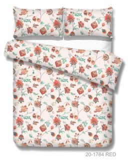 Gultas veļas komplekts ZIEDI 20-1784-RED