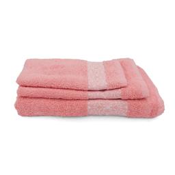 3 daļu dvieļu komplekts T0188 T0188-GRAPEFRUIT PINK