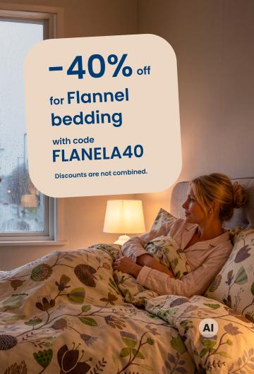 40% off for flannel bedding with code FLANELA40  / desktop