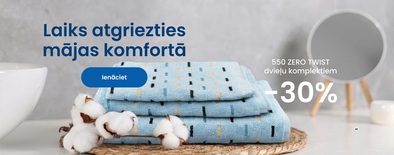 550 ZERO TWIST dvieļu komplektiem -30 %\desktop