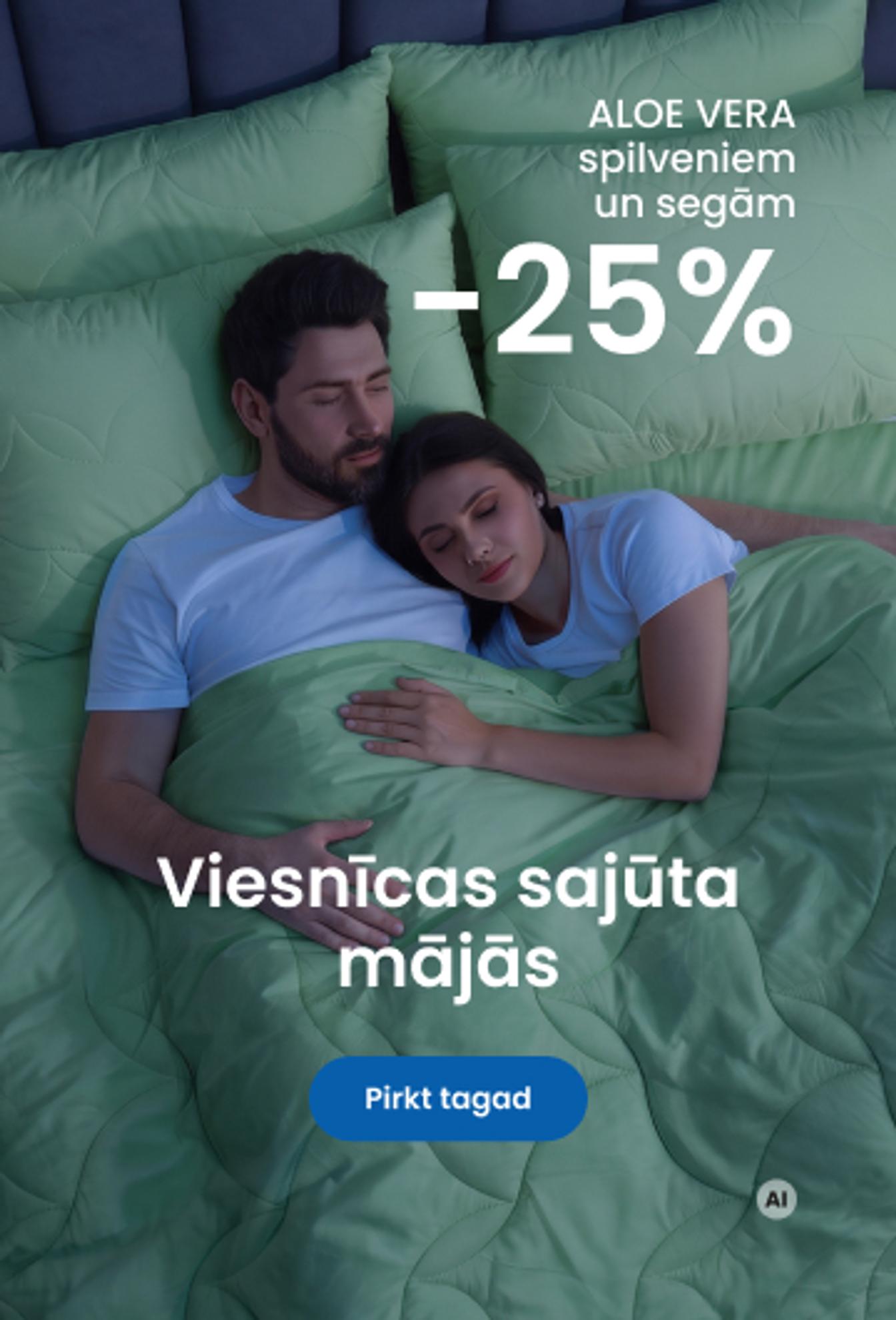 ALOE VERA spilveniem un segām -25 %/ mobile