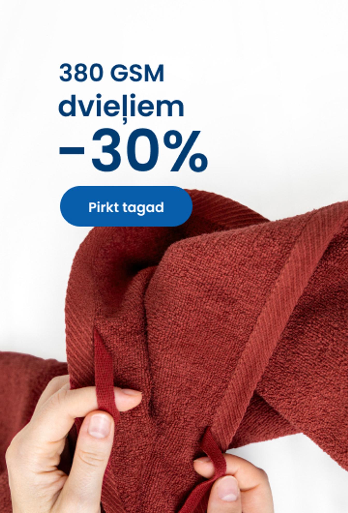 380 GSM dvieļiem -30 %/mobile
