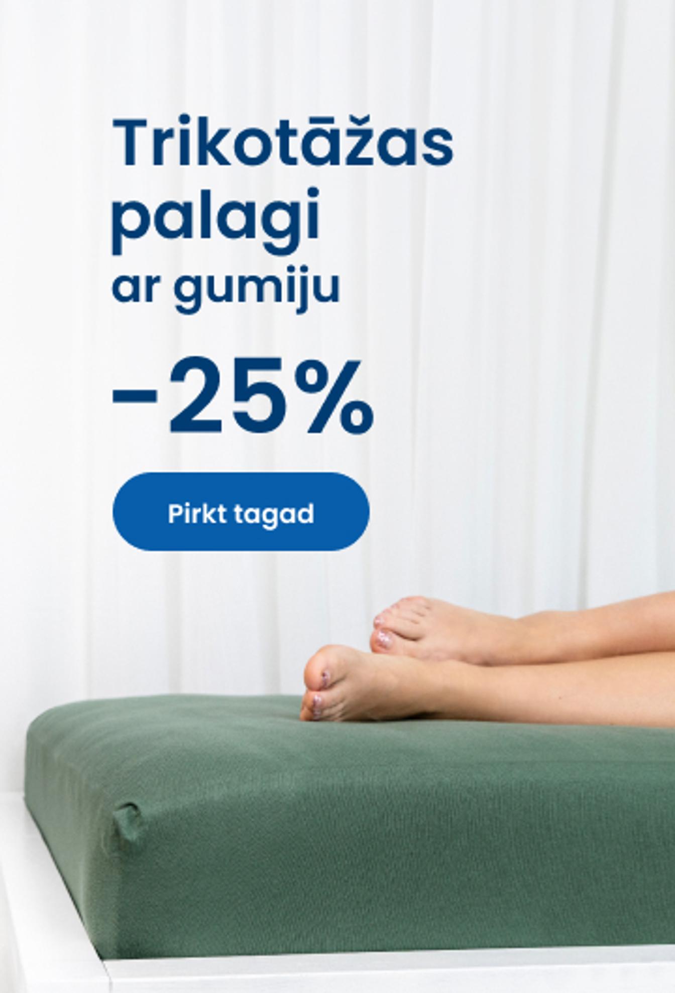 Trikotāžas palagi ar gumiju -25 %/ mobile
