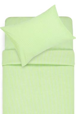 Bērnu katūna gultas veļa CLASSIC STRIPES 30-0212-LIGHT GREEN
