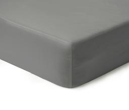 Fitted sateen sheets 00-0326-STONE GREY