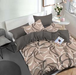 Gultas veļas komplekts ĢEOMETRIJA 30-0845/40-1590-BEIGE GREY