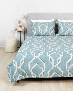 Flannel bedding set BELEN 40-1544-BLUE