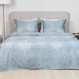 Постельное бельё из сатина ADDISON 40-1118-MINERAL BLUE