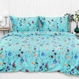 PREMIUM maco sateen bedding set CAELAN 20-1875-AQUA