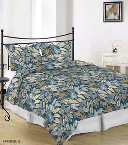 Sateen bedding set AEDON 40-1596-BLUE