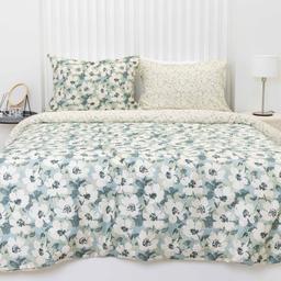 PREMIUM maco sateen bedding set CINTRA 20-1935/40-1654-SAGE SAGE BEIGE